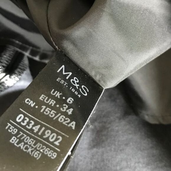 Alexa Chung for M&S Black PVC A Line Mini Skirt - Picture 6 of 7